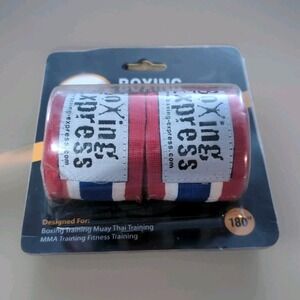 Hand Wraps Boxing 180" Wrist Bandages Fist Inner Gloves Red‎ White And Blue